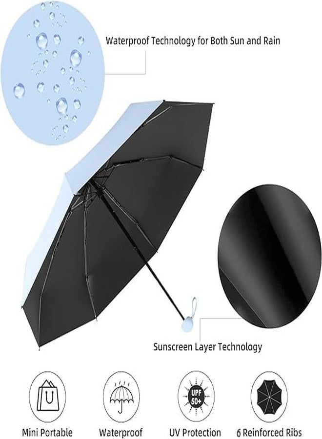 SEVENSPACE UV Big Size Umbrella for Sun Protection Rain Windproof Strong large 2 fold for men women kids boys girls Perfect Umbrella with cover small case stylish Windproof - Image 2